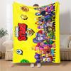 Brawl Stars Blanket Ultra-Soft Great for Office Livingroom Office Chair All-Season Use Warmthful Decor Gifts For Family Or Friends