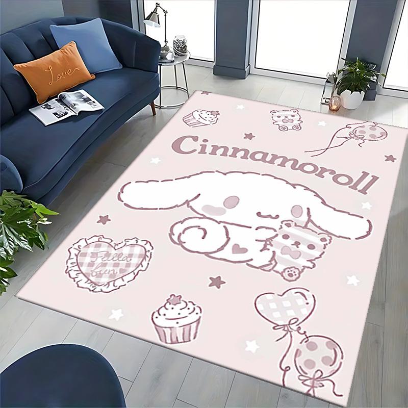Cinnamoroll Anime Cartoon Design Chair Mat - Non-Slip Carpet for Office, Home Decor, Living Room, Bedroom, Game Room, Dormitory Flooring Gift.E057