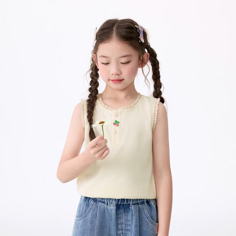 Little Yinman Girls  Summer Cherry Print Sleeveless Vest S