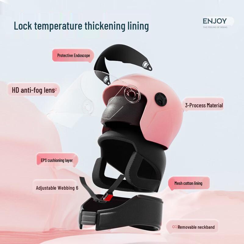 Miling Winter Anti-Fog Motorcycle & E-Bike Helmet