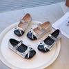 Girls Mary Jane small leather shoes women's 2025 new spring and autumn children's small fragrant wind single shoes color matching fashion princ