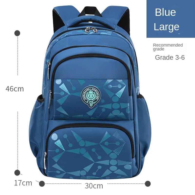Rucsac pentru copii Genți de școală pentru copii, pentru băieți, rucsac ortopedic mare, ghiozdan impermeabil, geantă mare de cărți mochila infantil