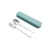 Portable Stainless Steel Cutlery Set: Spoons, Chopsticks, Knife, Fork - Three-Piece Set