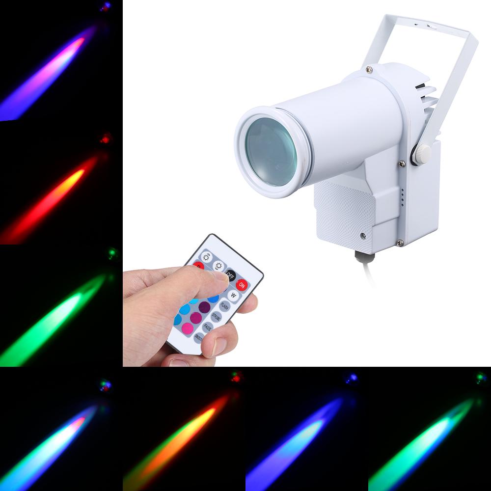 

AC95-240V 15W RGB светодиодный мини-прожектор сценический светильник с пультом дистанционного управления