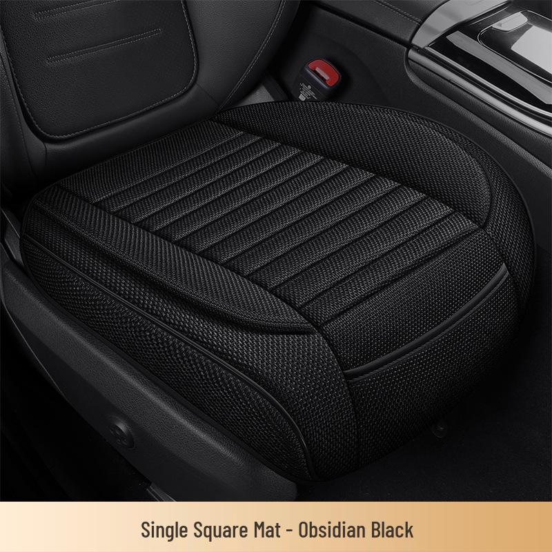 All-Season Cotton & Linen Car Seat Cushion for Sedans, SUVs, Off-Road Vehicles & Trucks - Model YM3
