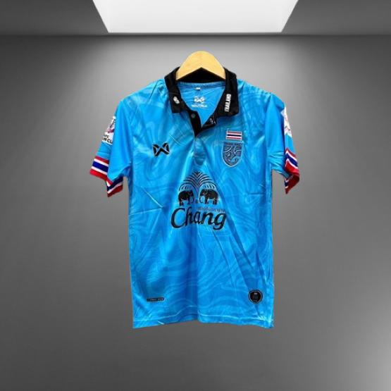 THAILAND National Football Soccer Training JERSEY CHEER Fan Versjon Quick Dry skjorte Polo Polyester Kortermet Uniform Elefantlogo Sport Utendørs