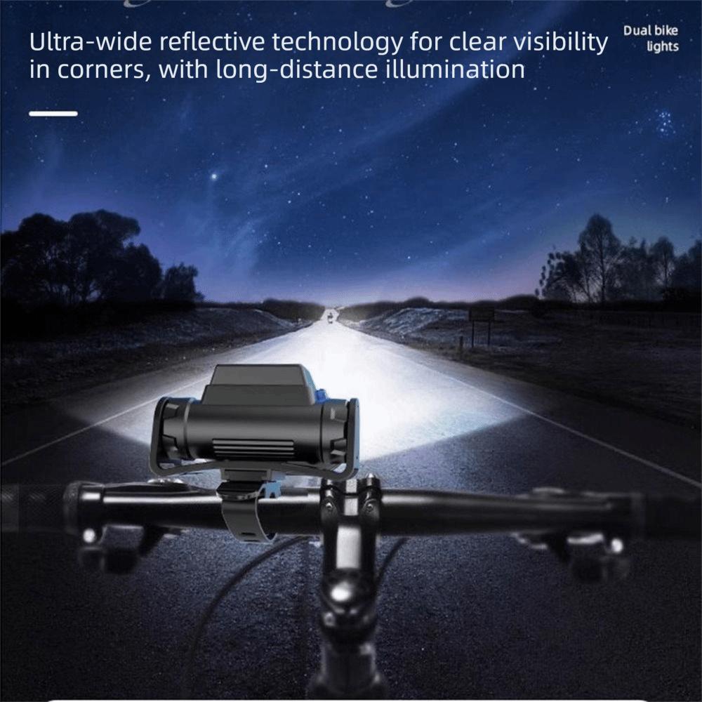 Design rezistent la ploaie Far LED pentru bicicletă IPX6 Impermeabil Siguranță Lumină pentru ciclism Călărie nocturnă