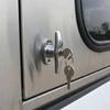 Practical T Handle Security Lock with Key For Drawers And Cabinets Zinc Alloy Body Easy Installation for Home Offices