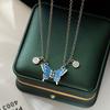 BFF Necklace Magnetic Necklaces Butterfly Pendant Choker Women's Jewelry Couple Clavicle Chain