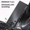 Für ZTE Nibia Red Magic 11 Pro Plus Hülle Mattes Hart-PC Stoßfest Kamera Schutz Durchsichtige Abdeckung für Red Magic 11 Pro