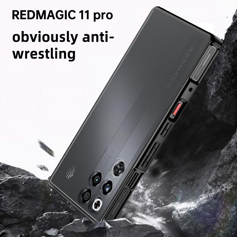 Für ZTE Nibia Red Magic 11 Pro Plus Hülle Mattes Hart-PC Stoßfest Kamera Schutz Durchsichtige Abdeckung für Red Magic 11 Pro