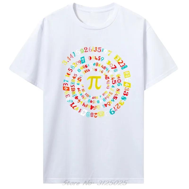 Unisexs Clothing Oversized Tshirt Customized Simple Style Funny Pi Day Fitness T Shirt Spiral Pi Math Pi Day 314 Cotton Tshirt