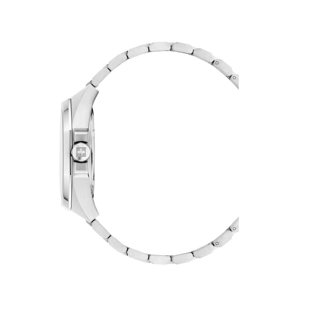 Swiss Alpine Military Мужские часы Typhoon из нержавеющей стали с зеленым циферблатом, кварцевые 7005.1134 100М