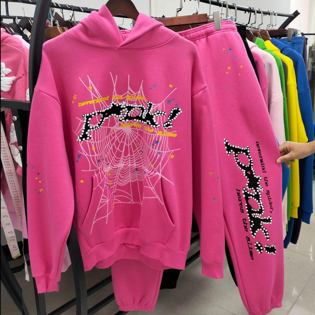 Spder555 Heavyweight 420G Fleece Hoodie - Trendy Velvet Design by Sp5de