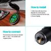 Waterproof 12V/24V Quick Charge 3.0 Dual USB Charger Socket with Touch Switch DIY Kit for Car,Golf Cart,Boat,RV,Motorcycle,Truck and More
