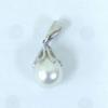 Used TASAKI Pearl Approx. 1cm Necklace Pendant Top K14 White Gold Akoya Pearl 3.2g