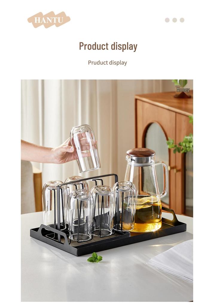 Insulated Double-Layer Glass Tea Cup Set: High-Temperature Resistant, Anti-Scald, Large Capacity for Home & Guest Use