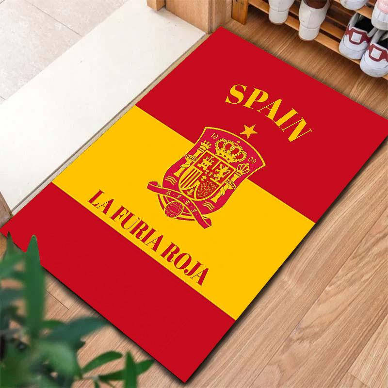 Spain National Football Team Carpet Rug for Living Room Bedroom Home Sofa Decoration,Kids play Non-slip Floor Mat