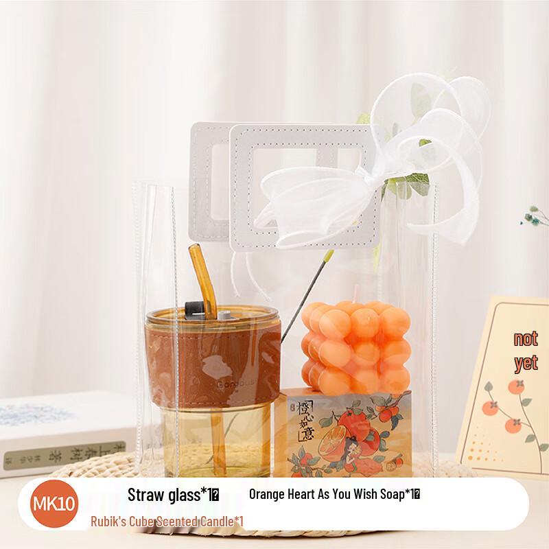 Bamboo Cup, Soap & Scented Candle Gift Set MK-10 Bamboo Cup + Soap + Scented Candle