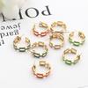 Stylish And Simple Titanium Steel Earrings Do Not Fade 18K Titanium Steel Round Pearl Earrings For Women