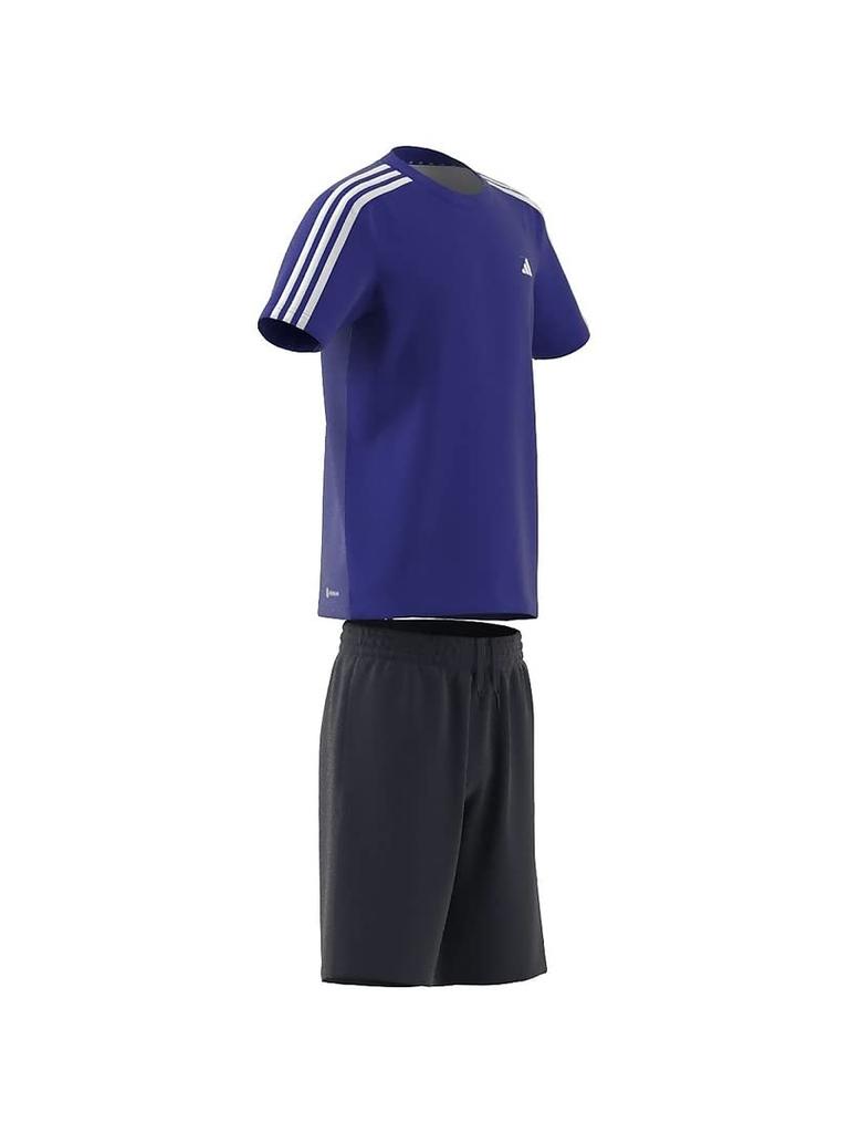 E Conjunto de Shorts Infantil TR-ES Camiseta 3 Listras