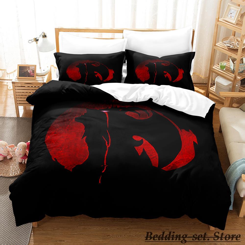 Devilman Sängkläder Set Enkel Twin Full Queen King Size Sängset Vuxen Barn Sovrum Påslakanset Anime Parure De Lit Säng