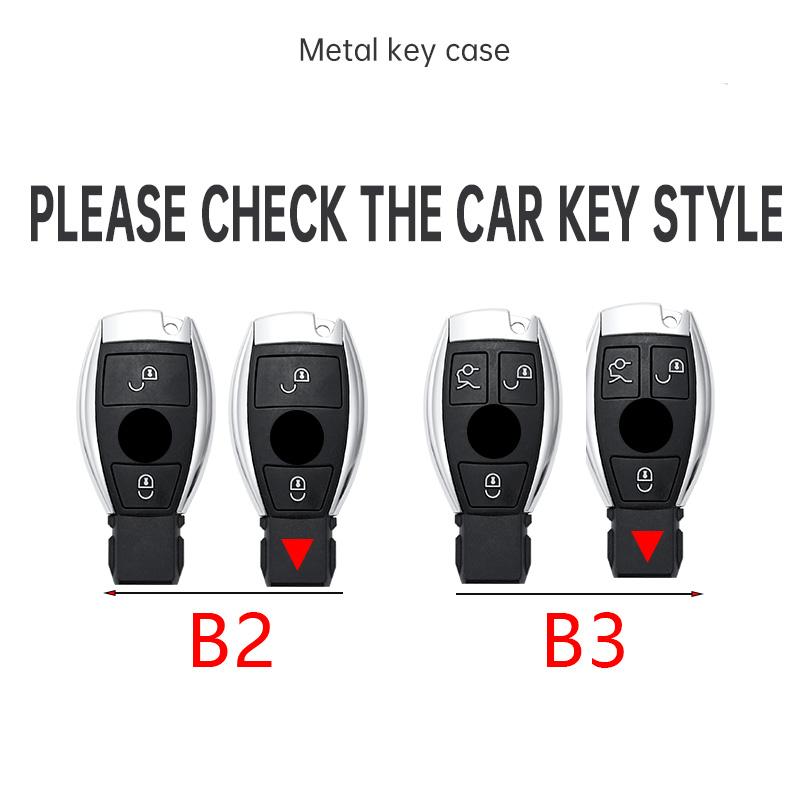 Carbon Fiber Car Key Cover Fob Case Shell for Mercedes Benz A B C E Class GLS GLA GLK GLC CLS CLA AMG W204 W205 W212 W463 W176