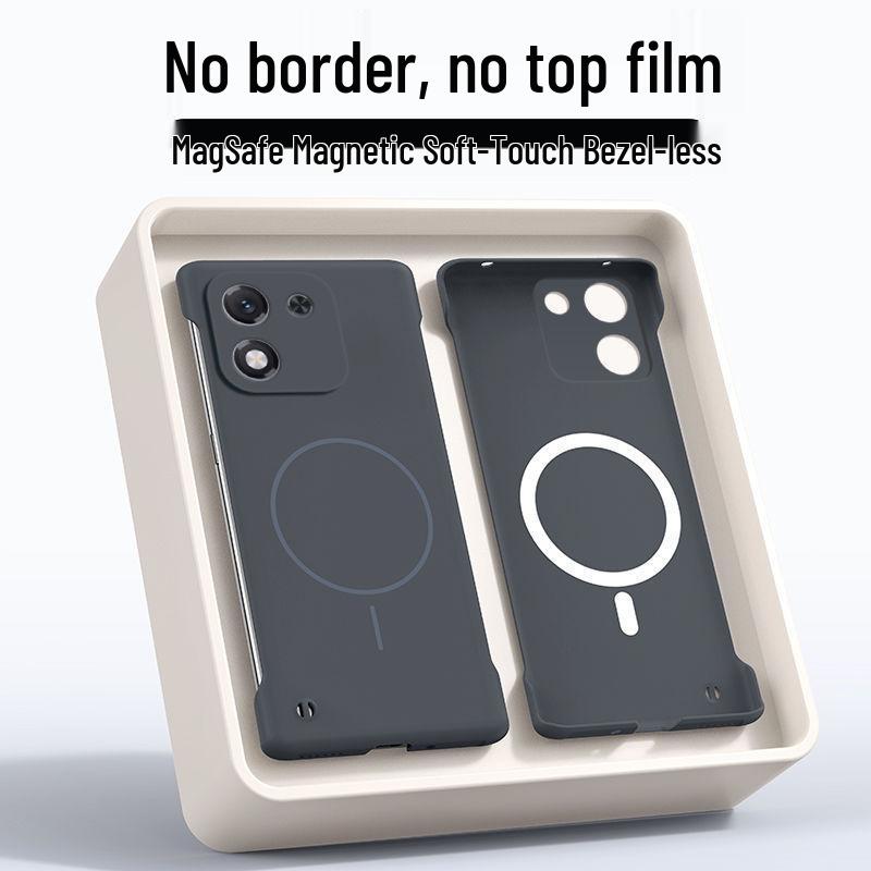Honor X70i Ultradünne rahmenlose magnetische Hülle - High-End Anti-Drop Halb-Pack Schutzhülle