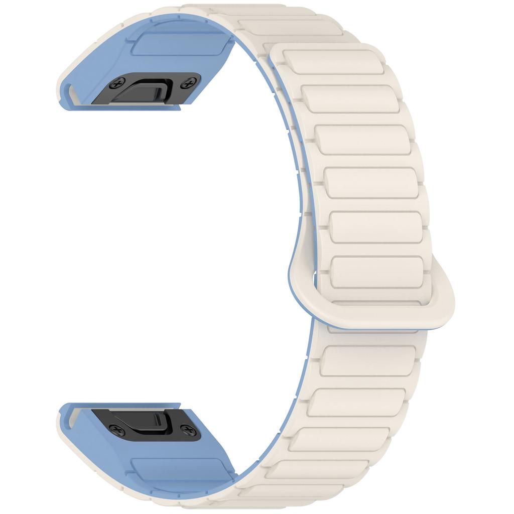 20mm 22mm 26mm Schnellwechsel Magnetischer Schnellverschluss Silikon Uhrenarmband für Garmin Fenix 7 8 Pro Forerunner 970 Sport Armband