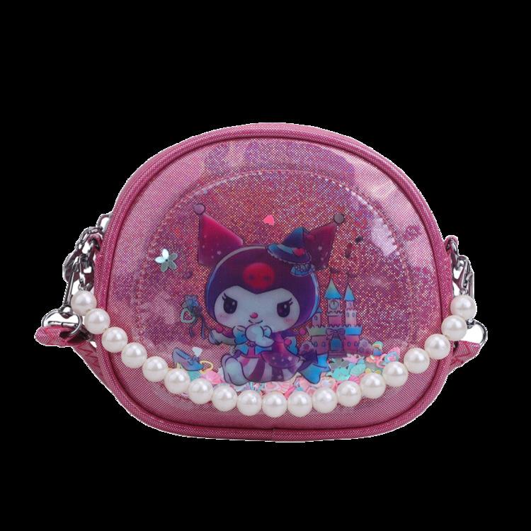 Fashion Children's Bag, Little Girl Out Trendy Accessories Bag, Change Bag, Cute Cartoon Beaded Handbag, Messenger Bag