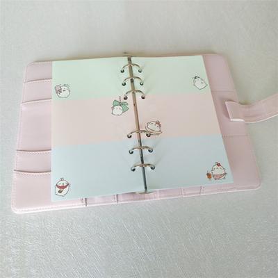 6 Hole A5 A6 A7 Loose Leaf Refill Paper 40 Sheets Flower Inner Refill Spiral Binder Paper Fruit Daily Monthly Weekly Agenda