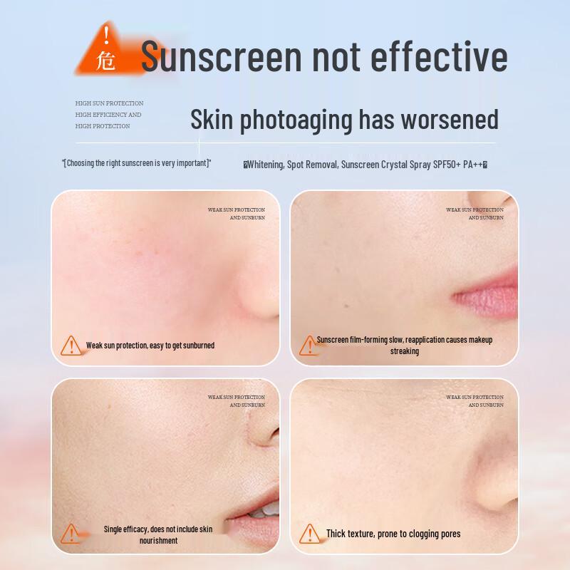 E'YEARN 377 Whitening & Spot-Fading Sunscreen Crystal Spray SPF50+PA+++