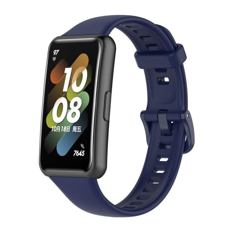 

For Huawei Band 7 Silicone Watch Band For Huawei Band 7 синій
