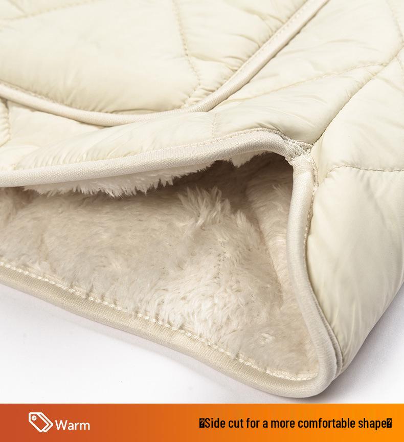 Elderly Women's Warm Velvet Vest: Cozy Autumn/Winter Shawl for Grandma and Mom