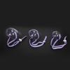 3PCS 3 Sizes Set (S/M/L) Pet Muzzle Breathable Anti Bite Muzzle  for Bathing Injections Grooming