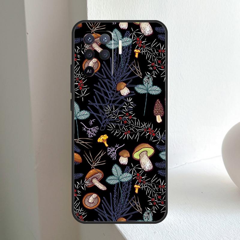 Mushroom Forest For OPPO A96 A76 A16 A5 A6 Pro A15 A17 A57 A18 A38 A58 A78 A98 A54 A74 A94 A40 A60 A80 Case