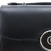 GUCCI Petit GG Shoulder Bag 739722 Double G 2WAY black leather Women Used
