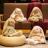 30/40cm Simulated Long Eared Rabbit Stuffed Plush Toy, Figurine Doll, Cartoon Anime Cute Pillow, Children's Birthday Gift Doll