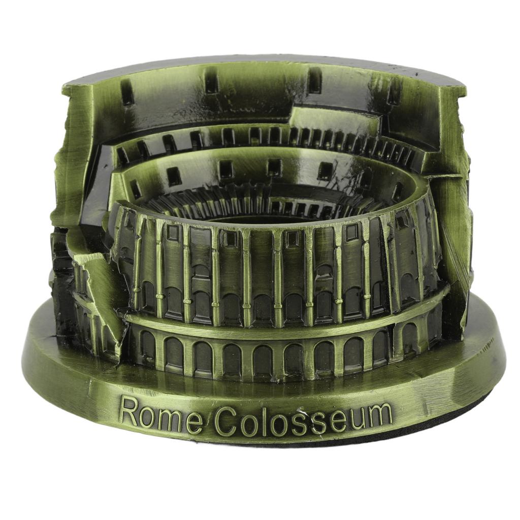 Vintage Roman Colosseum Model Miniature Roman Colosseum Arts Craft Office Home Desktop Decor