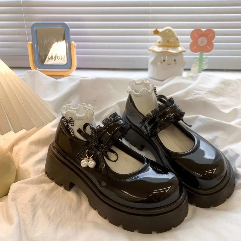 

Fashion 2025 Fashion Ladies Shoes Buckle Strap Women s High Heels New Dress Shallow String Bead Best Seller Comfortable Mary Jane Shoes 35 чёрный