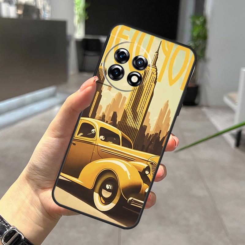 New York City Fodral för OnePlus Nord CE 5 2 3 4 Lite N20 N30 OnePlus 15 R 10T 12R 13R 13 12 11 10 Pro Skydd