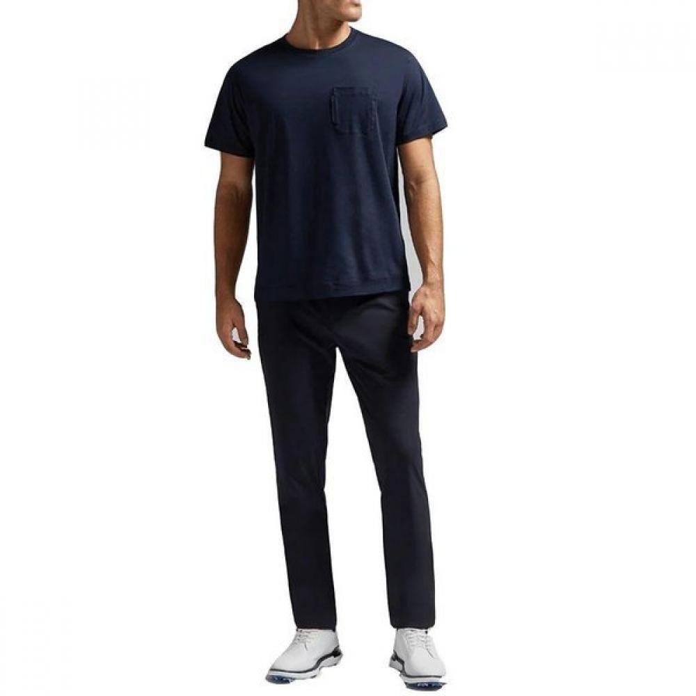 

Zippo Мужская одежда для гольфа Хлопковая футболка с круглым вырезом и коротким рукавом gmT000006 Color Navy S90