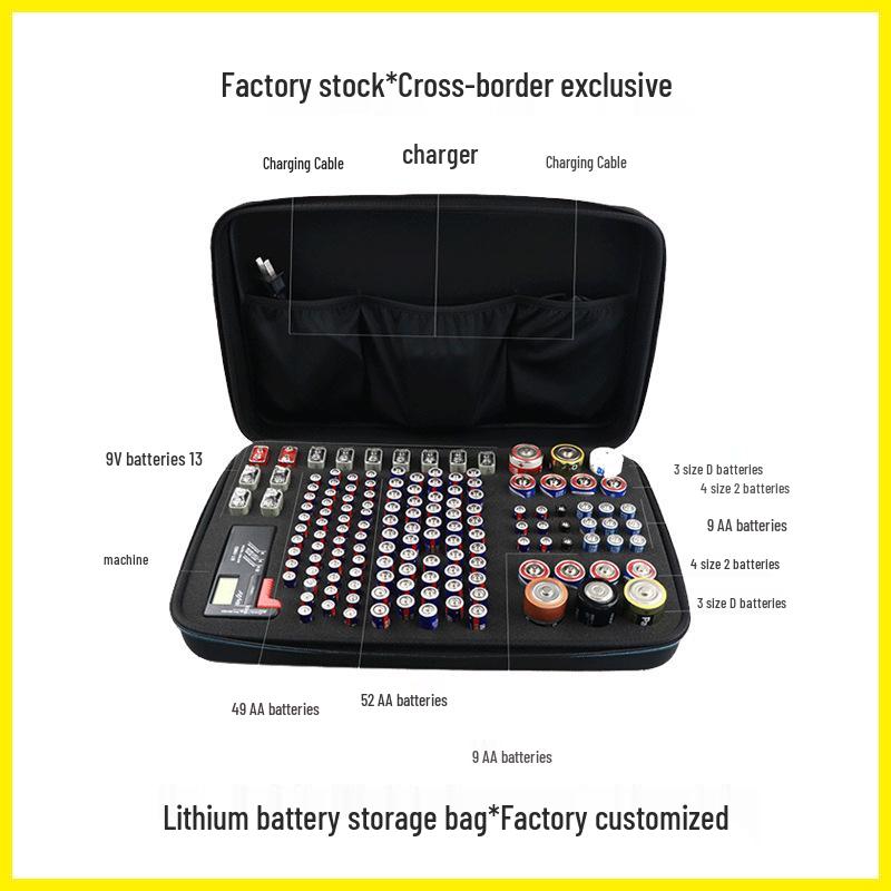 Bolsa de Armazenamento de Bateria de Lítio EvaDry - À Prova de Choque, à Prova de Umidade, à Prova de Poeira