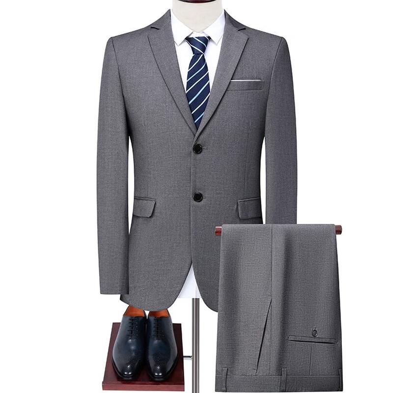 Firstview Men's Urban Casual Two-Button Suit Jacket & Pants Set FV24D1322