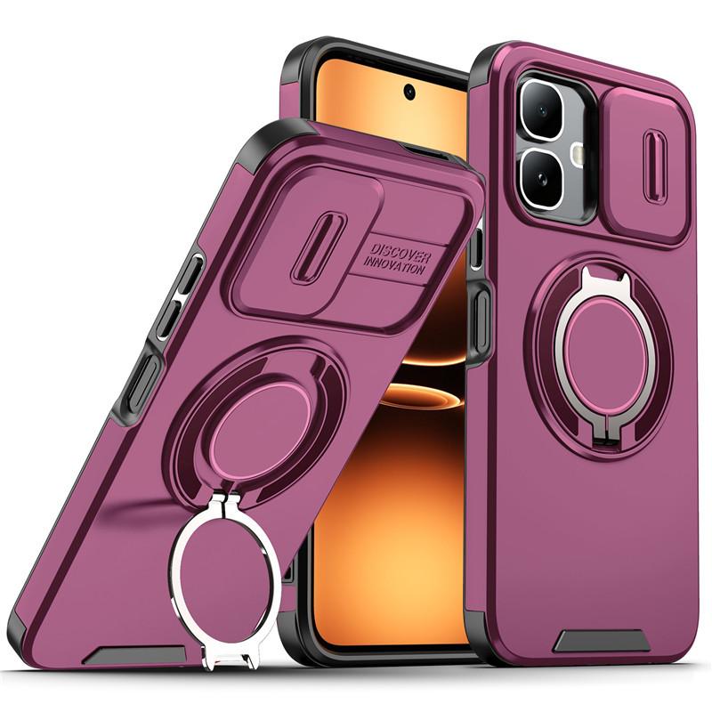 Suitable for Infinix Note11 Pro Link Phone Case Hot11i Rotary Ring Window Slide Cover