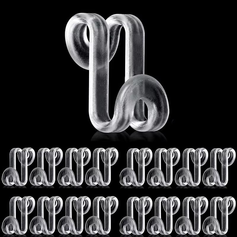 

10/30 шт. Крючки для вешалок для одежды, экономящие место, крючки-соединители для шкафа, каскадные вешалки, пластиковые удлинители-клипсы, органайзер для пальто для гардероба 10PCS