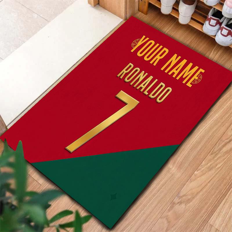 Cr7 Custom Name Carpet Rug For Living Room Bedroom Home Sofa Decoration,Kids play Non-slip Floor Mat
