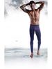 Herren Thermoleggings mit mittlerer Taille - Slim Fit, Unifarbe, Herbst/Winter-Kollektion