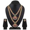 Latest Combo Design Pearl Necklace Set for Women Traditional Gold Plated Jewellery Set for Women (Multicolor)