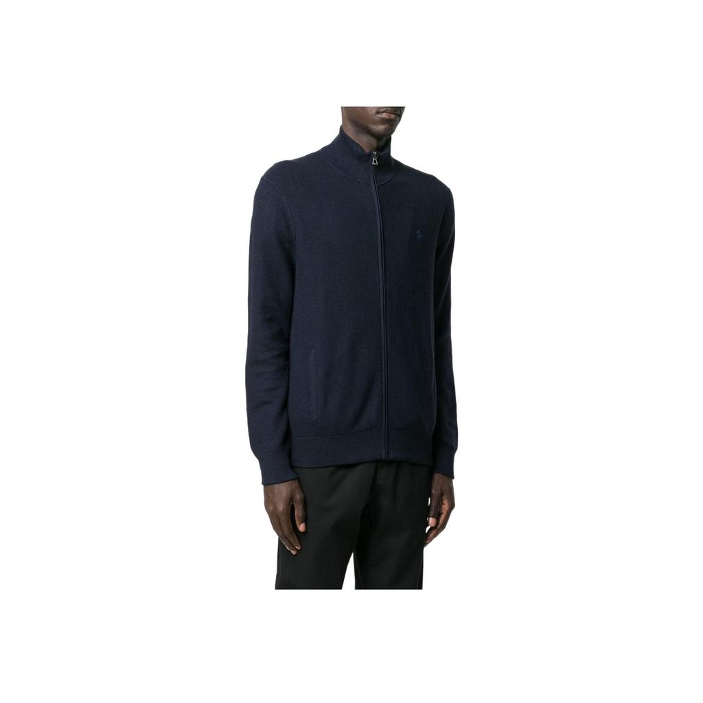Polo Ralph Lauren Solid Color Zip-Up Polo Sweater Men sweater Blue 710775872-001